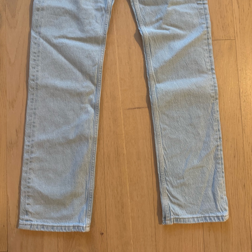 NWT! Zara High Rise Straight Jean - Picture 4 of 7